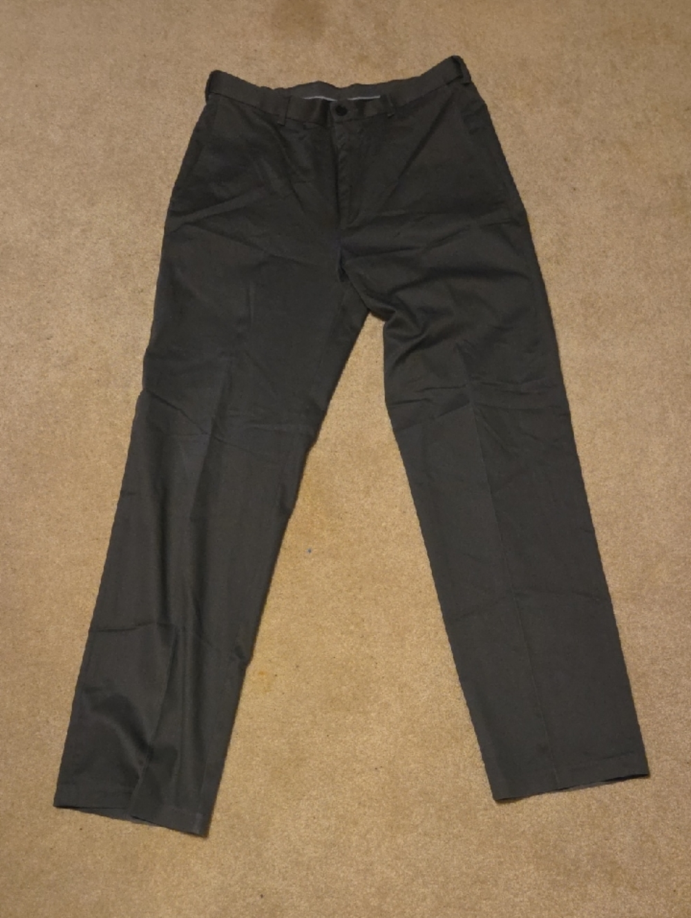 Haggar Silver Men's Dress Pants - Classic Straight Leg